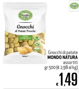 Maxi Supermercati Gnocchi Di Patate Mondo Natura offerta