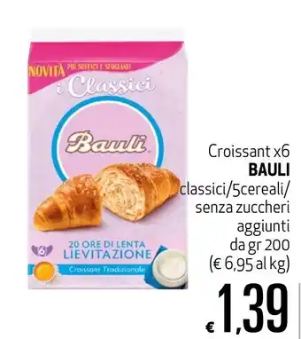 Croissant x6 Bauli gr 200