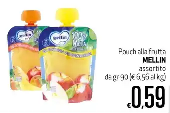 Maxi Supermercati Pouch Alla Frutta Mellin gr 90 offerta