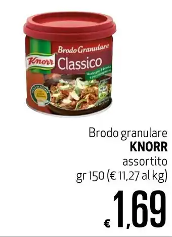Maxi Supermercati Brodo Granulare Knorr gr 150 offerta