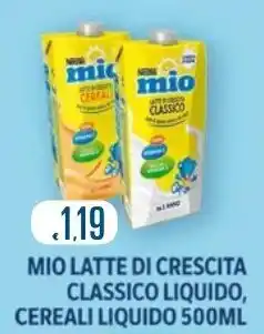 Maxi Supermercati Mio Latte Di Crescita 500ml offerta
