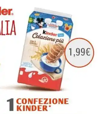 Maxi Supermercati Kinder Colazione Più offerta