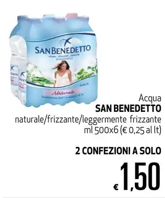 Maxi Supermercati Acqua San Benedetto 500mlx6 offerta