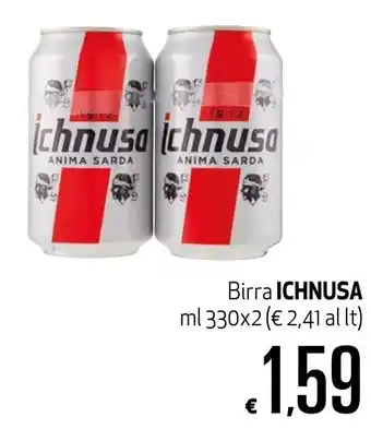 Maxi Supermercati Birra Ichinusa 330mlx2 offerta