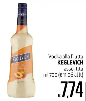 Vodka Alla Frutta Keglevich 700ml