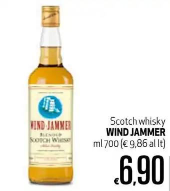 Maxi Supermercati Scotch Whisky Wind Jammer 700ml offerta