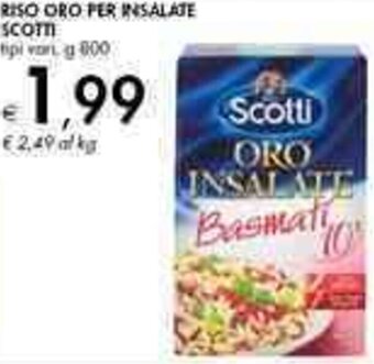 Bennet Riso Oro Per Insalate Scotti offerta