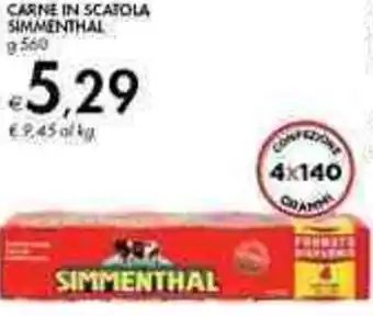 Bennet Carne In Scaiola Simmenthal 560g offerta