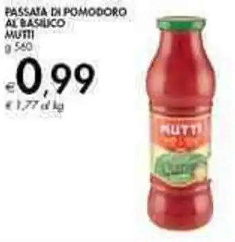 Bennet Passata Di Pomodoro Al Basauco Mutti offerta