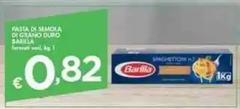 Bennet Pasta Di Semola Di Gilando Duro Barilla offerta