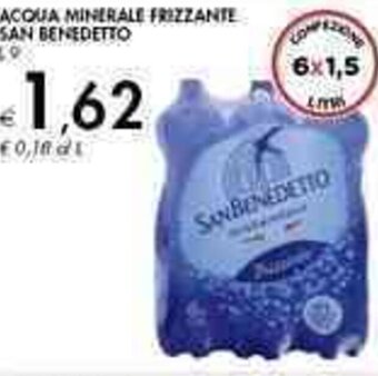 Bennet Acqua Minerale Frizzante San Benedetto offerta