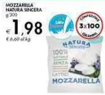 Bennet Mozzarella Natura Sincera 300g offerta