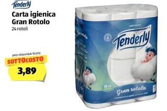ALDI Tenderly Carta Igienica Gran Rotolo offerta