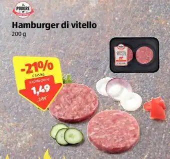 ALDI Hamburger Di Vitello 200g offerta