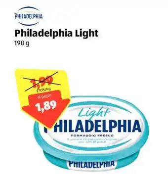 ALDI Philadelphia Light 190g offerta