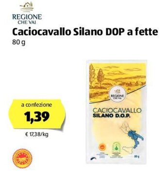 ALDI Caciocavallo Silano DOP a Fette 80g offerta