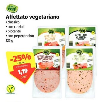 ALDI Affettato Vegetariano 125g offerta