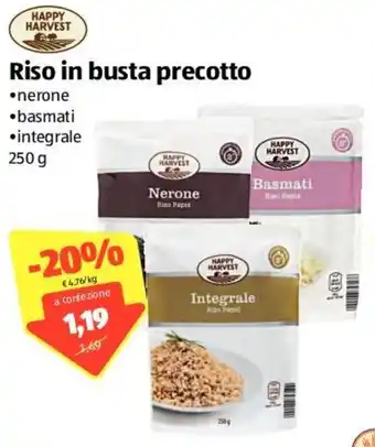 ALDI Riso In Busta Precotto 250g offerta