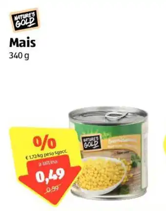 ALDI Mais 340g offerta