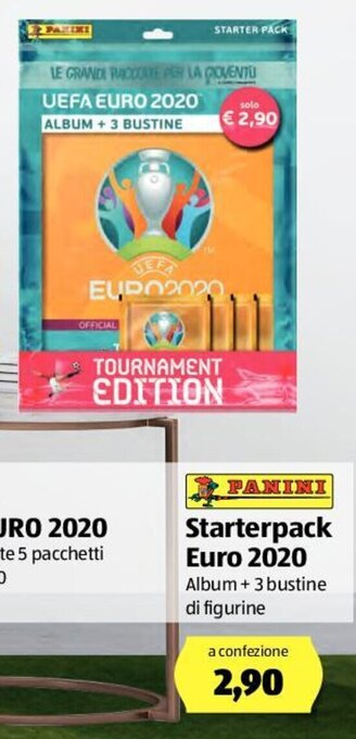 ALDI Panini Starterpack Euro 2020 offerta