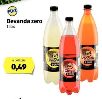 ALDI Flirt Bevanda Zero 1L offerta