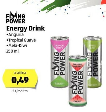 ALDI Flying Power Energy Drink 250ml offerta