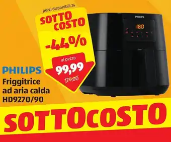 ALDI Philips Friggitrice ad aria calda HD9270/90 offerta