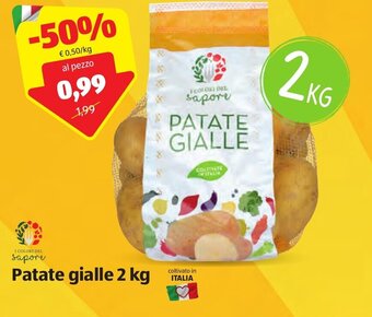 ALDI Patate gialle 2kg offerta