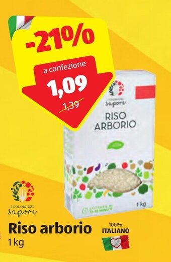 ALDI Riso arborio 1kg offerta