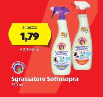 ALDI Chanteclair Sgrassatore Sottosopra 750 ml offerta