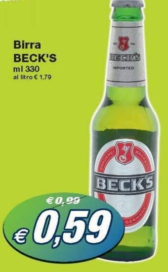 Prix Quality Beck's Birra 330 ml offerta