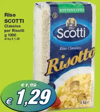 Prix Quality Scotti Riso 1000 g offerta