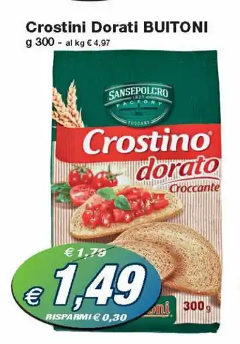 Prix Quality Buitoni Crostini Dorati 300g offerta
