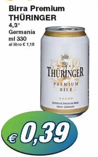 Prix Quality Thüringer Premium Birra 330ml offerta