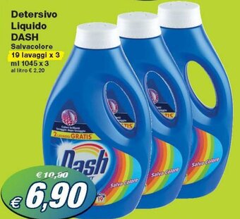 Prix Quality Dash Detersivo liquido 19 lavaggi x 3 1045 ml x 3 offerta