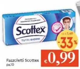 Famila Fazzoletti Scottex 10pz offerta
