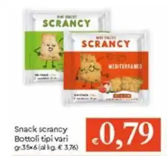 Famila Snack Scrancy gr 35x6 offerta