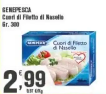 Genepesca Cuori di Filetto di Nasello gr. 300
