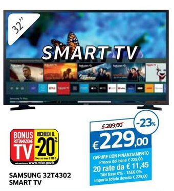 IperFamila Samsung 32T4302 Smart TV offerta