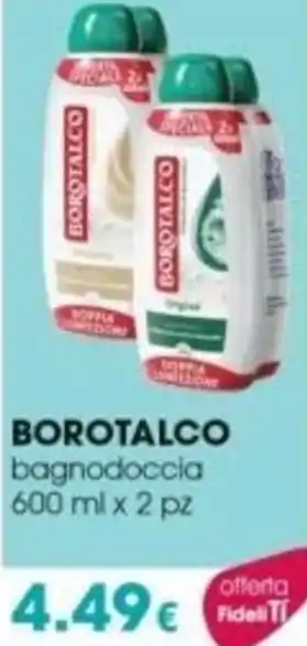 Tigotà Borotalco Bagnodoccia 600 ml x 2 pz offerta