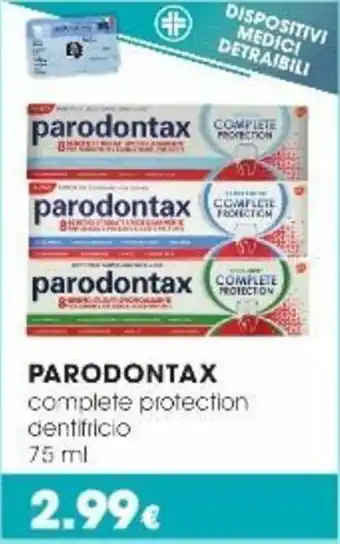 Tigotà Parodontax Complete protection dentifricio 75 ml offerta