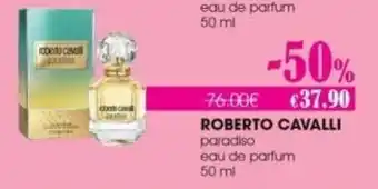 Roberto Cavalli paradiso eau de parfum 50 ml