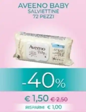 Aveeno Baby Salviettine 72 pezzi