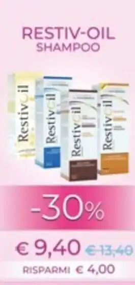 Farmacia Corsetti Restiv-Oil Shampoo offerta