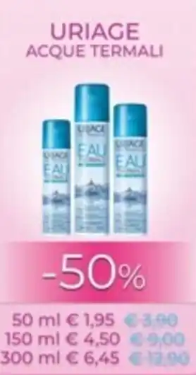 Farmacia Corsetti Uriage Acque Termali 300 ml offerta
