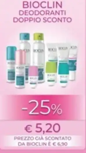 Bioclin Deodoranti Doppio Sconto
