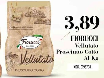 Carico Cash & Carry Fiorucci Vellutato Prosciutto Cotto offerta