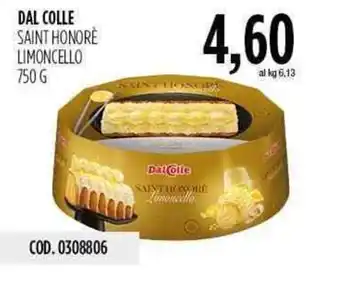 Carico Cash & Carry Dal Colle Saint Honorè Limoncello 750g offerta
