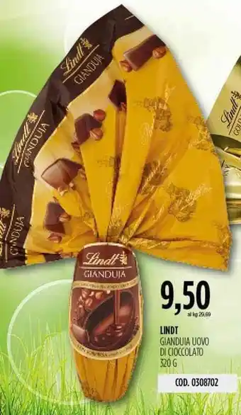 Carico Cash & Carry Lindt Gianduia Uovo di Cioccolato 320g offerta