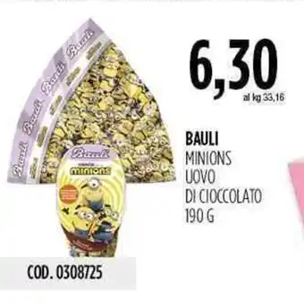 Carico Cash & Carry Bauli Minions Uovo di Cioccolato 190g offerta